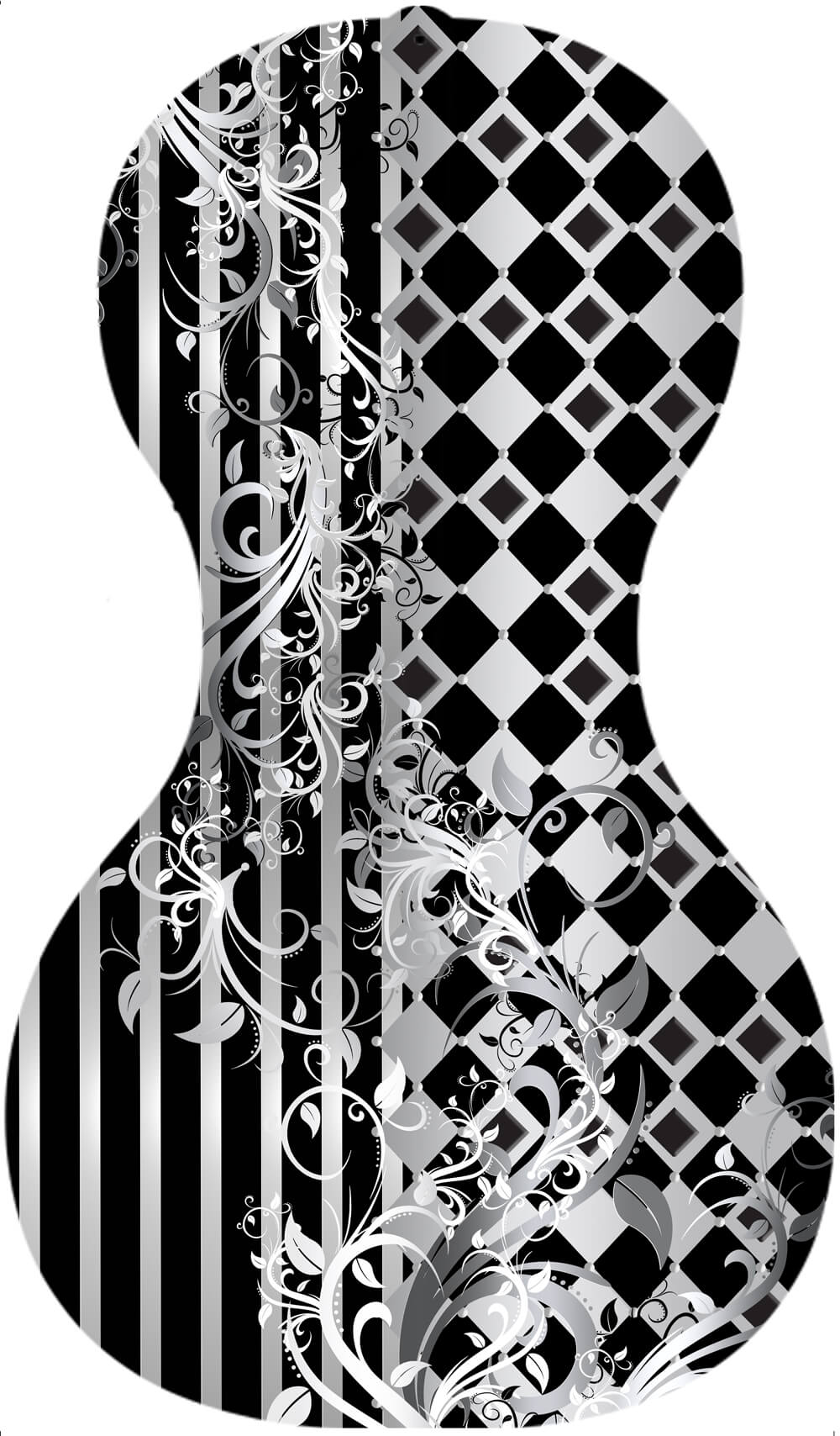 Forte3D® Cello Fine Art Cellos Painted BACK by Juleez