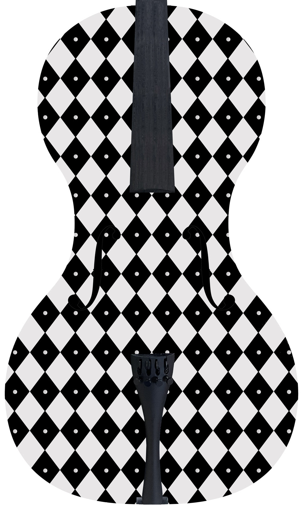 forte3D Carbon Fiber Cello - Art Top Cello- Harlequin Pearl -Juleez