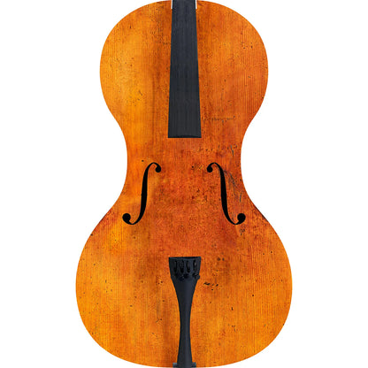 Forte3D® Cello with "Wooden Old Italian Cello" TOP AND OR BACK
