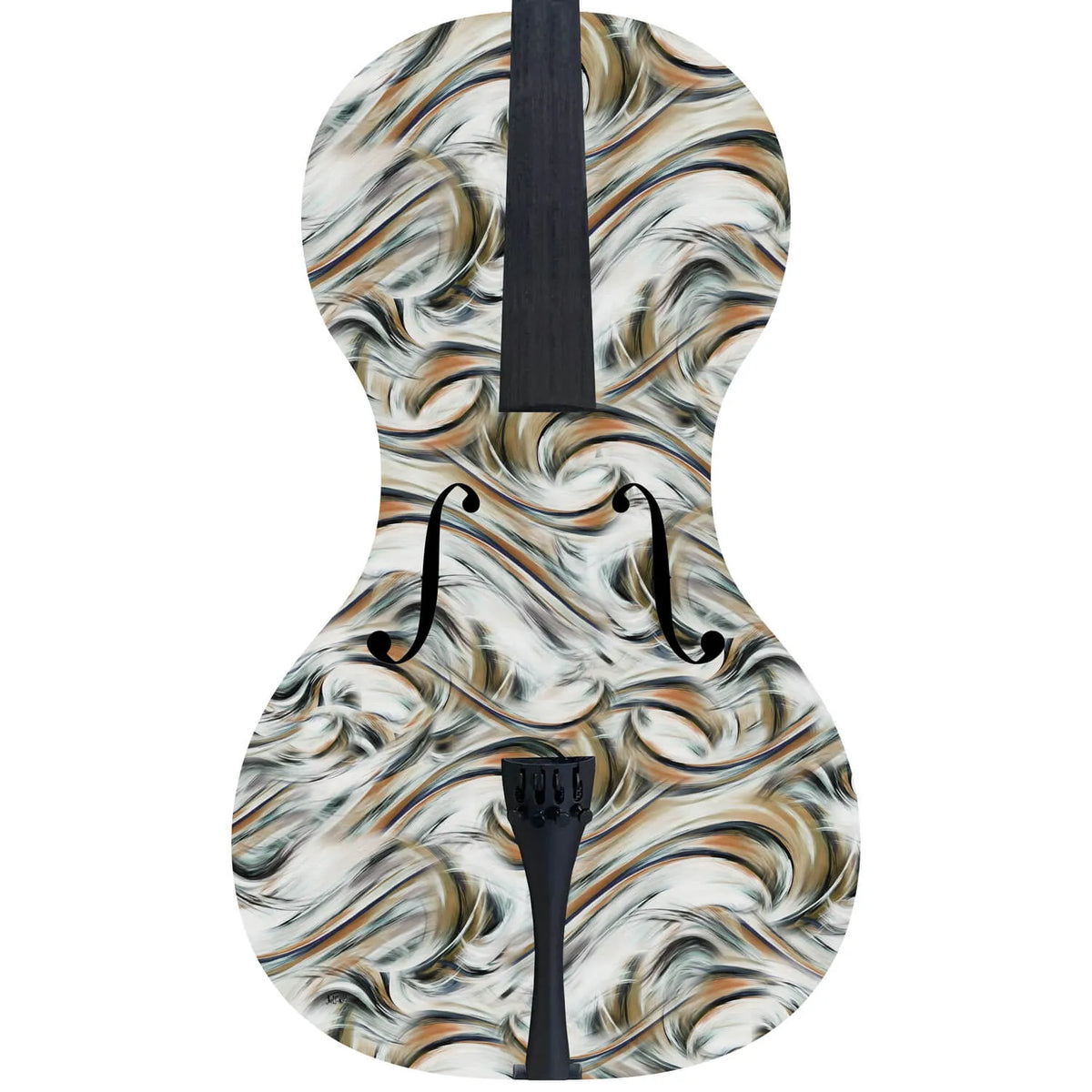 Forte3D® Cello with Fine Art TOP AND OR BACK by Juleez Art