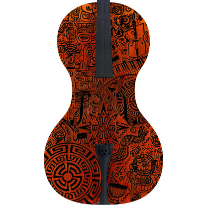 Forte3D® Cello with Fine Art TOP AND OR BACK by Juleez Art