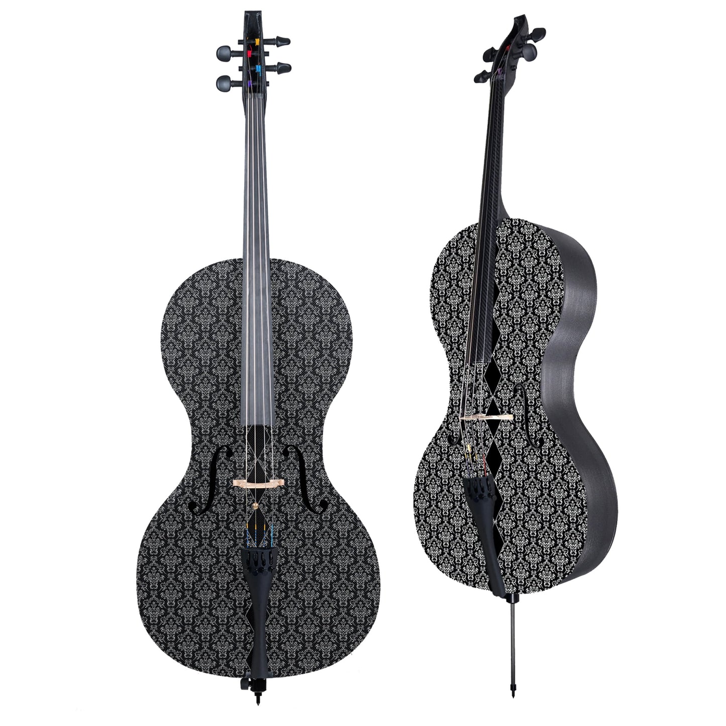 Forte3D Carbon Fiber Cello -Art Top-Damask -Juleez