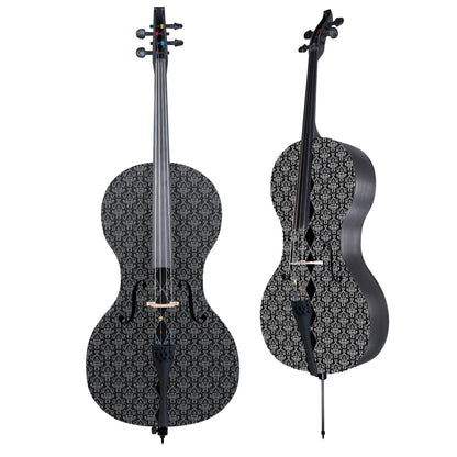 Forte3D Carbon Fiber Cello -Art Top-Damask -Juleez