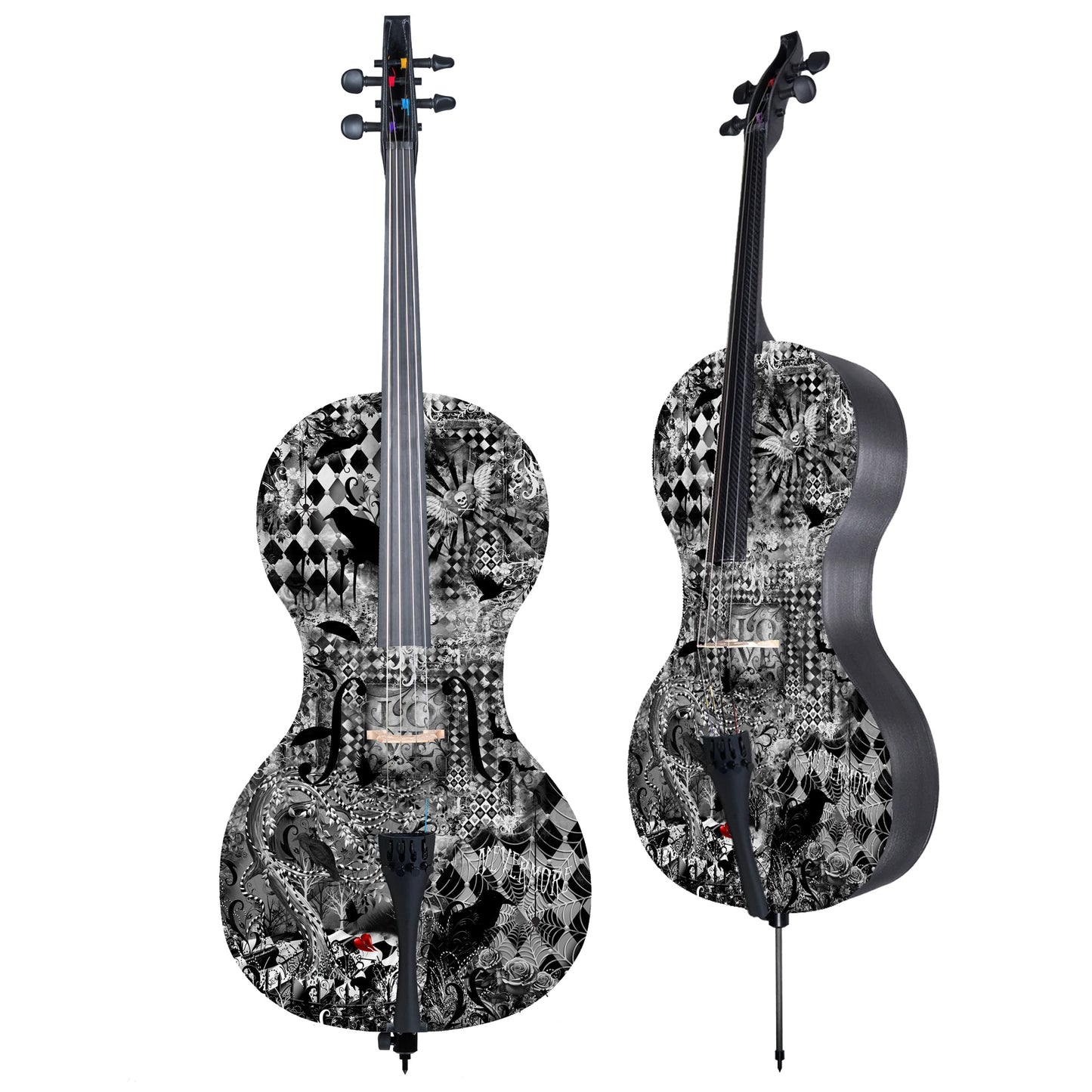 Forte3D Carbon Fiber Cello - Nevermore Love -Wednesday Cello