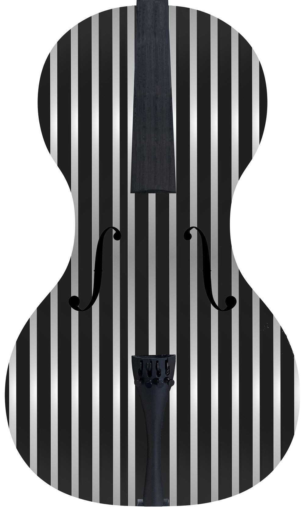 Forte3D Carbon Fiber Cello Art Top Stripe Juleez