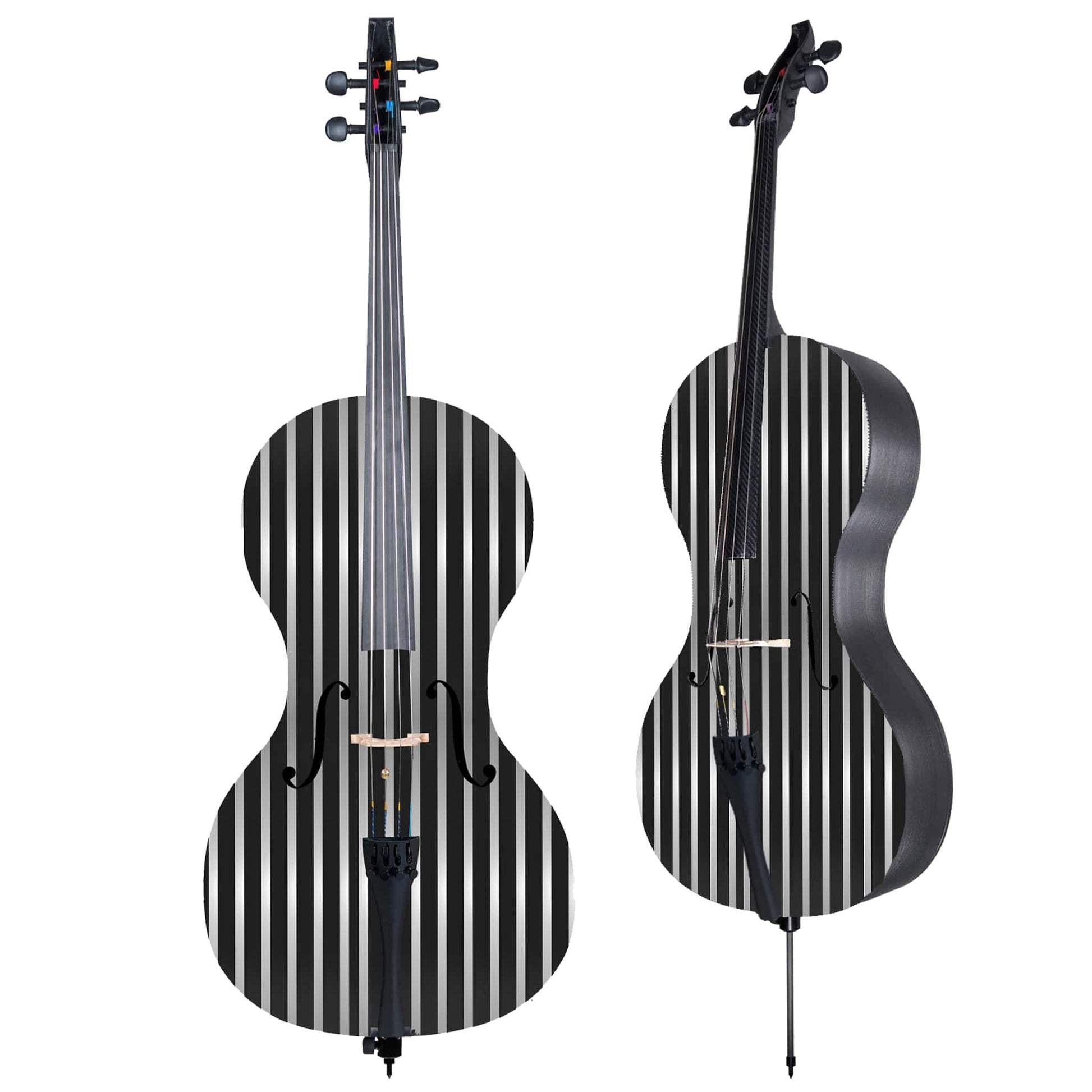 Forte3D Carbon Fiber Cello Elegant Stripe Juleez