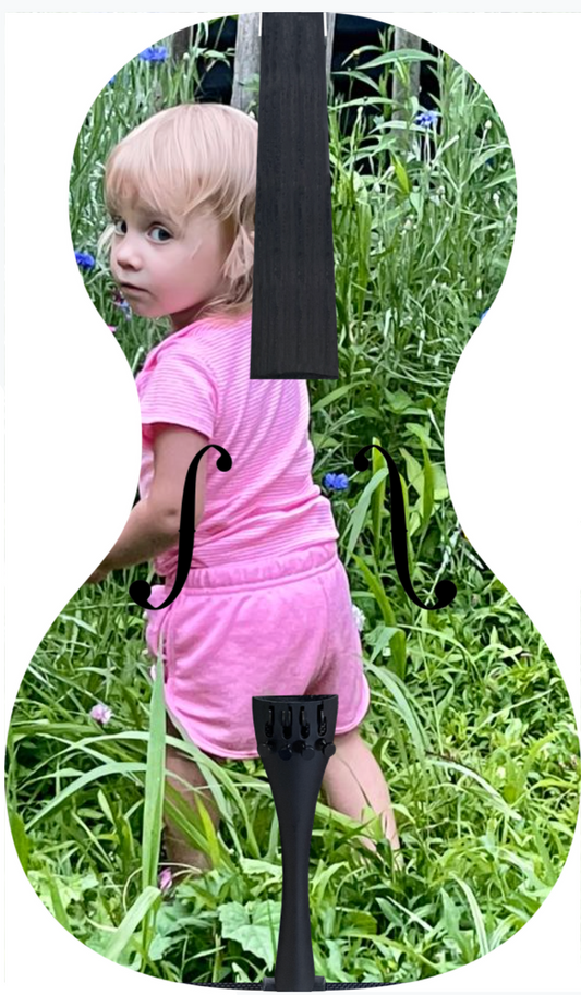 Forte3D® Cello - CUSTOM IMAGE painted on TOP - design your own!