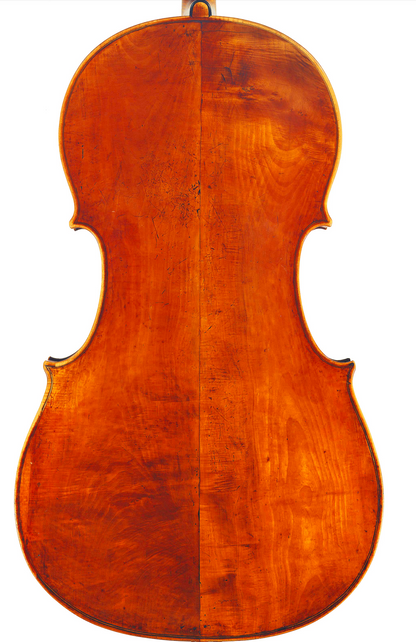 Forte3D® Cello with "Wooden Old Italian Cello" Painted BACK
