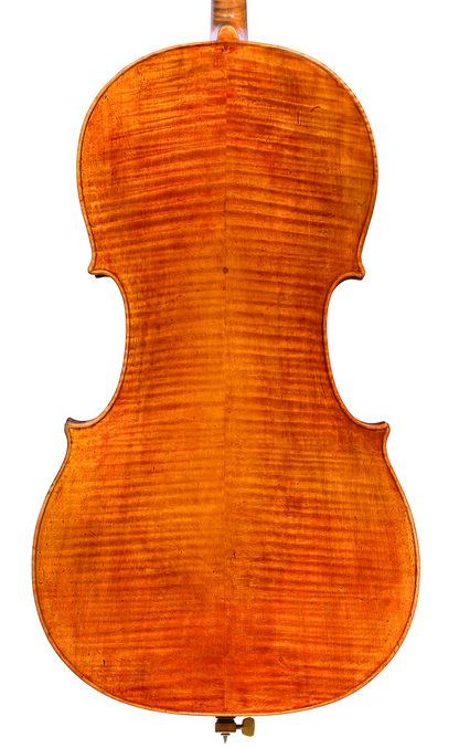 Forte3D® Cello with "Wooden Old Italian Cello" Painted BACK