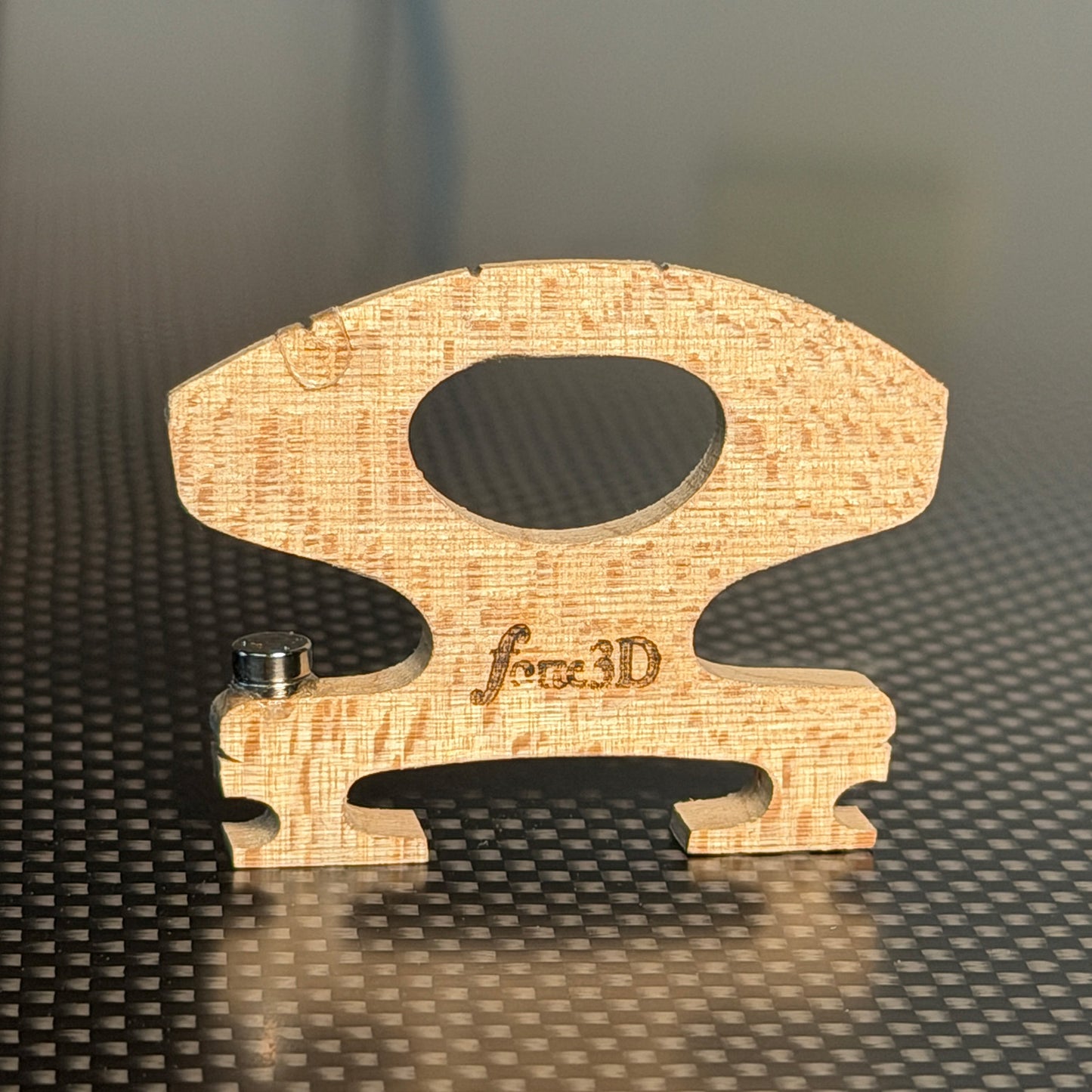 Extra Forte3D Fully Adjustable Violin Bridge 4/4 Size
