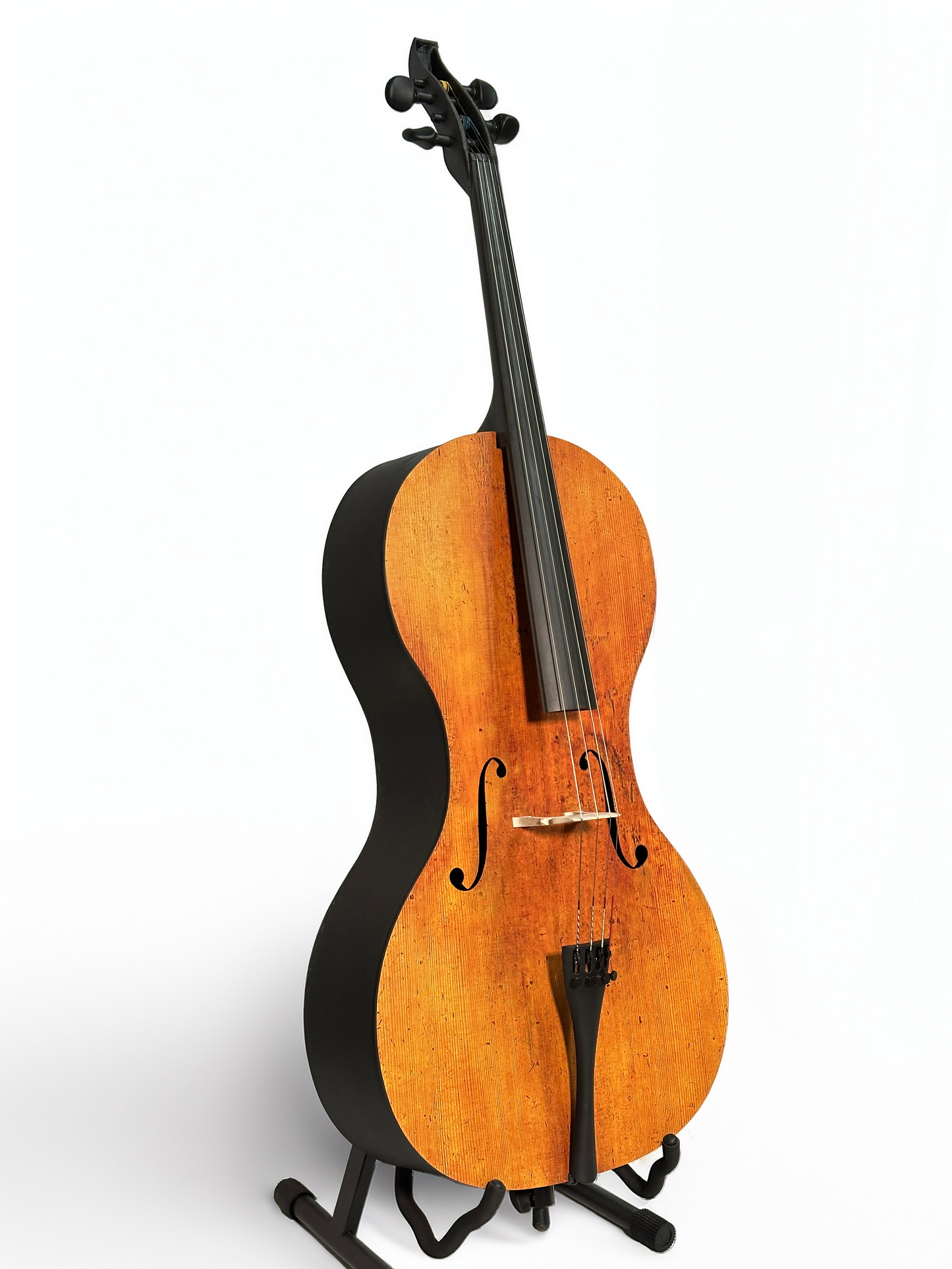 Forte3D® Cello with "Wooden Old Italian Cello" TOP AND OR BACK