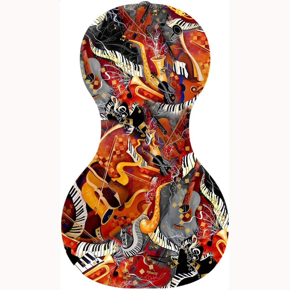 Forte3D® Cello with Fine Art TOP AND OR BACK by Juleez Art