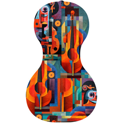 Forte3D® Cello with Fine Art TOP AND OR BACK by Juleez Art