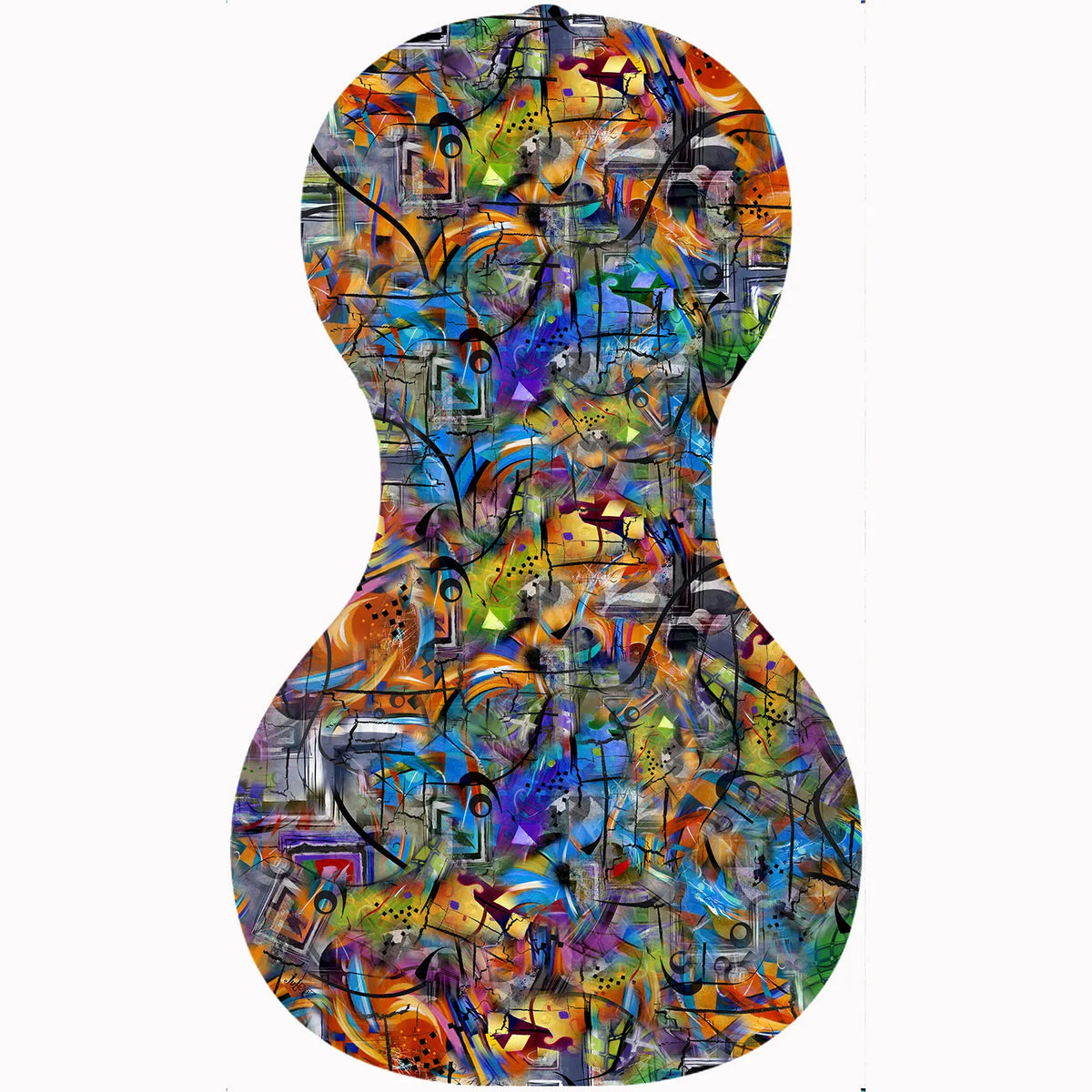 Forte3D® Cello with Fine Art TOP AND OR BACK by Juleez Art